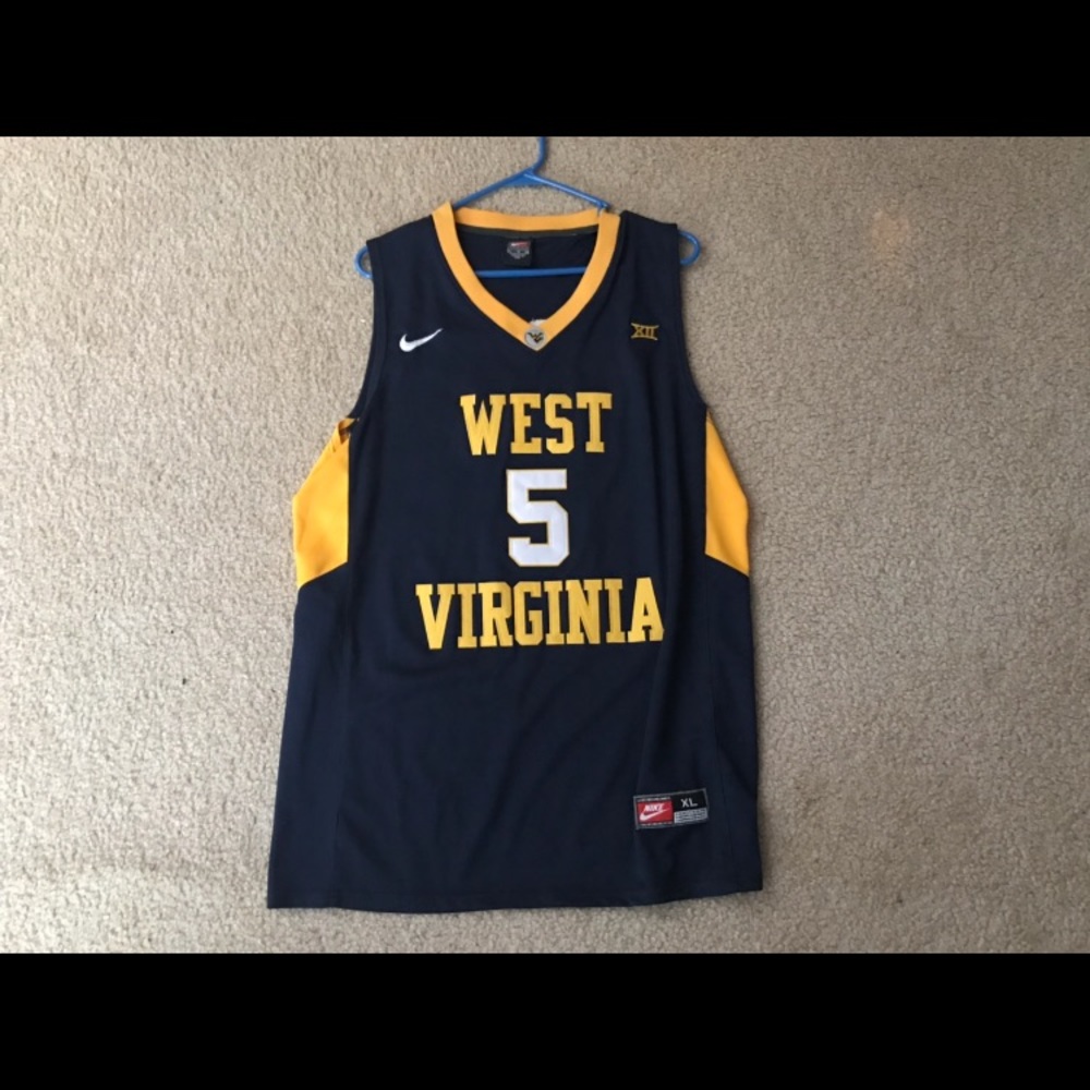 West Virginia Mountaineers Basketball Jersey